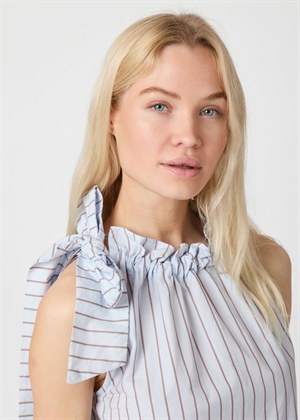 Maula stripe top Light Blue Neo Noir 
